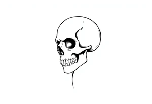 soldier skull tattoo idea