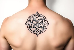 endless knot tattoo idea