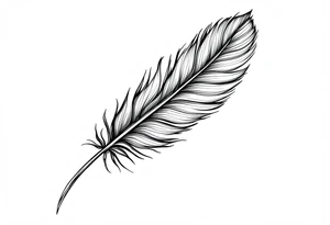 Feather tattoo idea