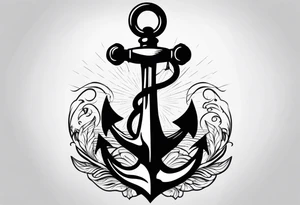 Anchor tattoo idea