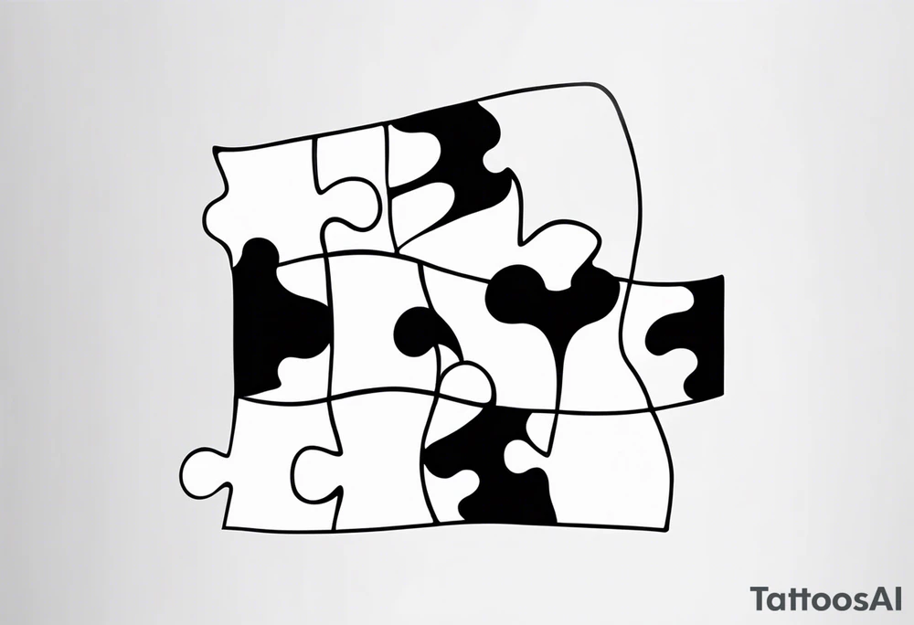 Puzzle Piece tattoo idea