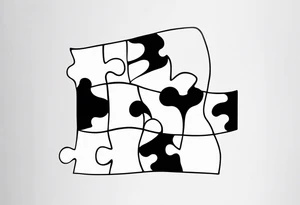 Puzzle Piece tattoo idea