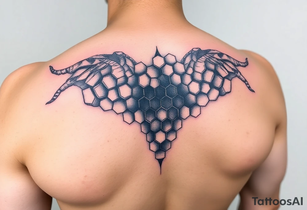 Honey comb tattoo idea