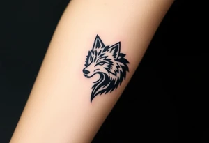 Wolf tattoo idea