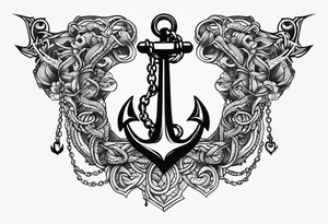 Anchor Chain tattoo idea