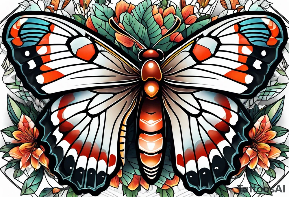 Cecropia moth tattoo idea
