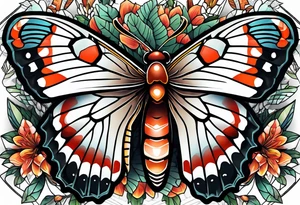 Cecropia moth tattoo idea