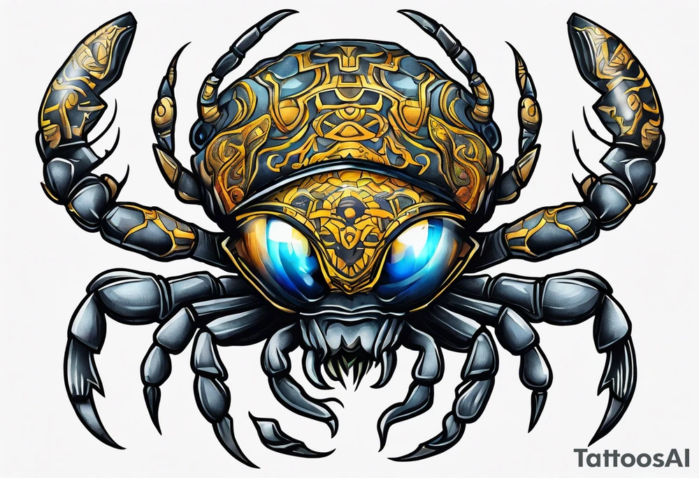 scorpion third eye tattoo idea