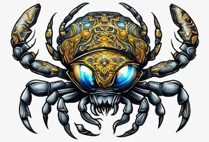 scorpion third eye tattoo idea