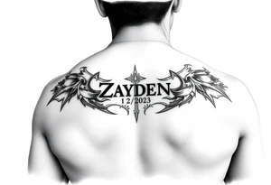 Zayden 12/2/2024 tattoo idea