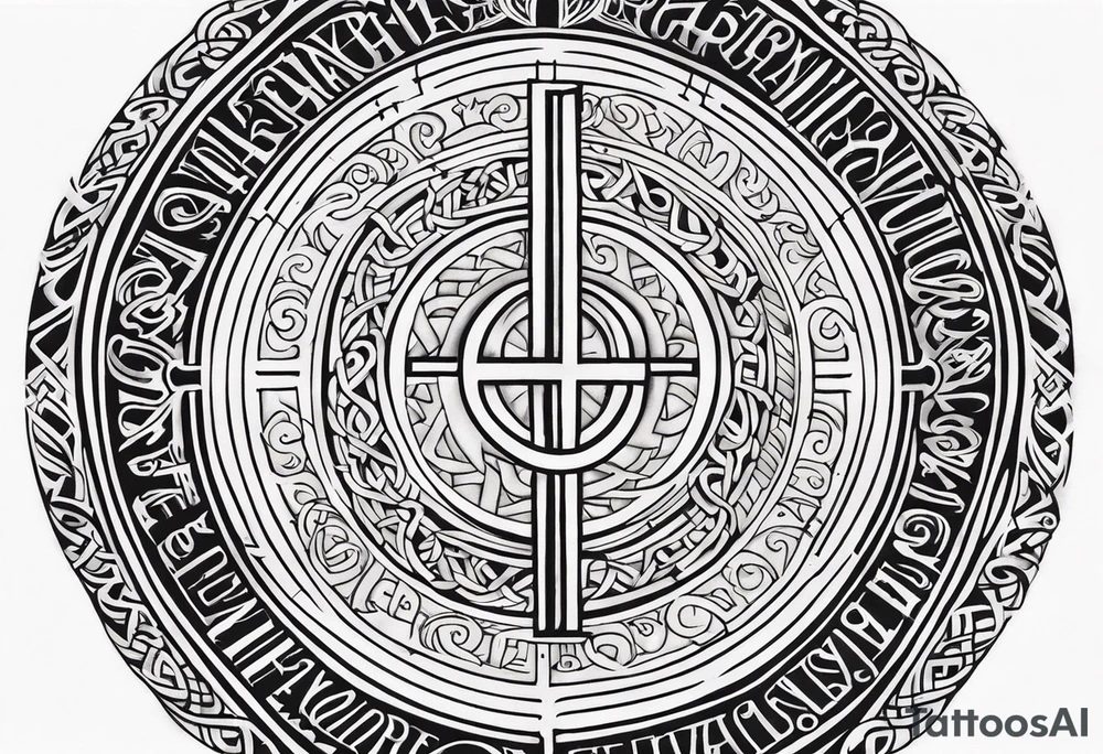 Viking prayer tattoo idea