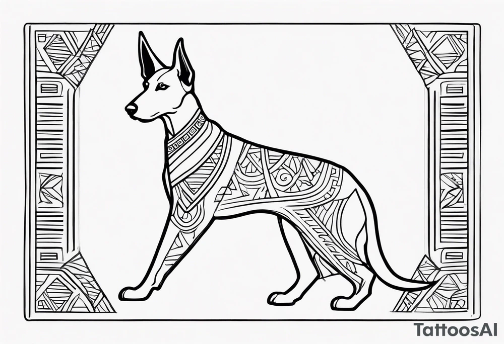 Pharaoh hound tattoo idea