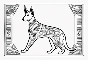 Pharaoh hound tattoo idea
