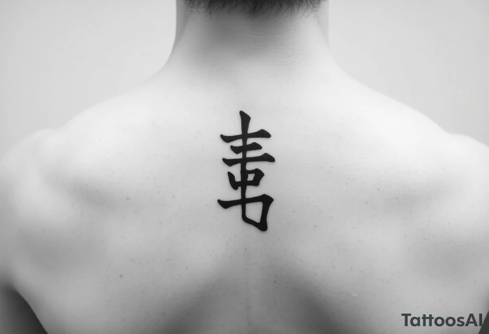 Clean, simple, minimalist, meditative, wu wei, vertical symbol on wrist tattoo idea