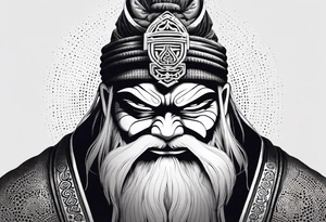 Jiraiya of the legendary sannin tattoo idea