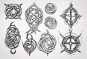 Prime knot 6,1 but very simple tattoo idea