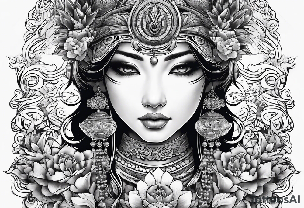 spiritual tattoo idea