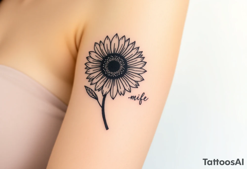 Quotes 
paintbrush
Sunflower tattoo idea