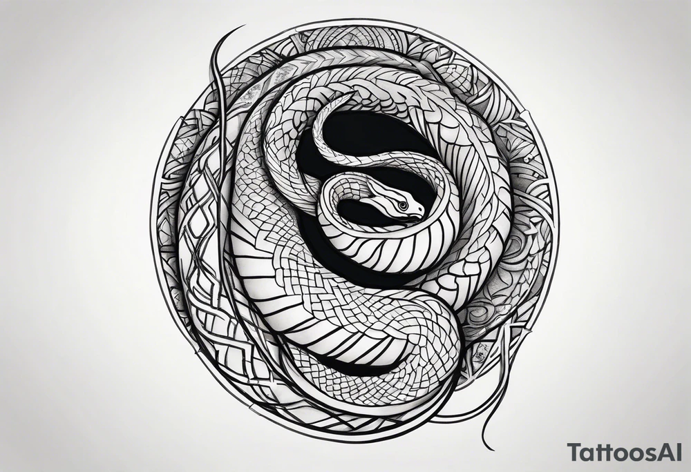 Snake tattoo idea