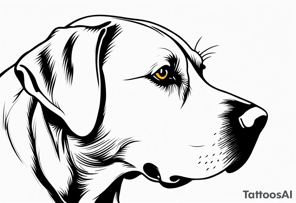 sticks a black lab would grab tattoo idea