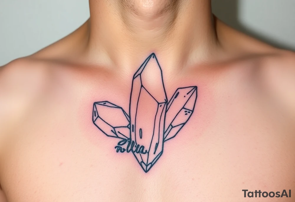 Crystal tattoo idea