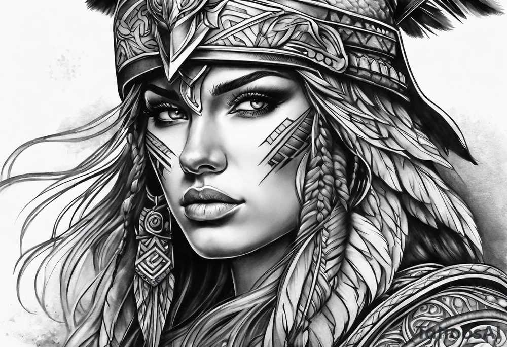 Warrior tattoo idea