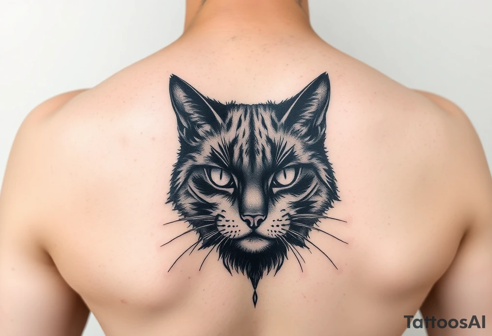 Black Cat tattoo idea