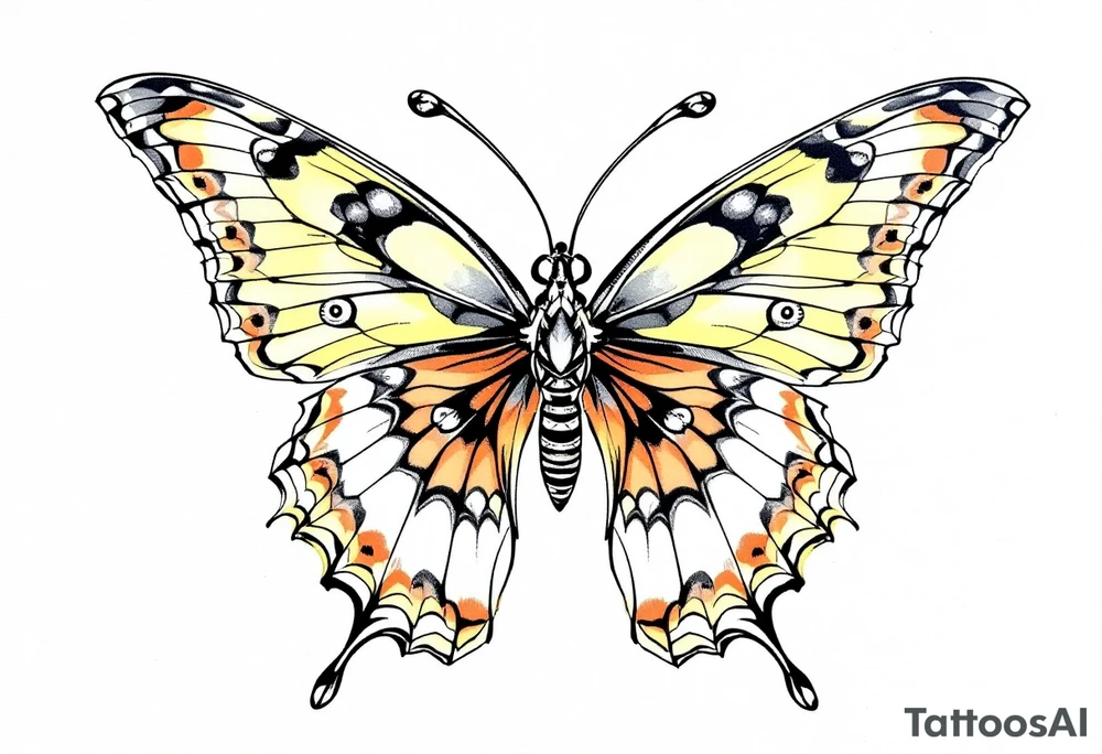 Butterfly tattoo idea