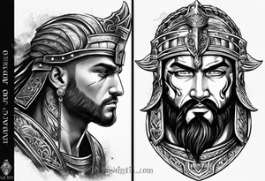 gladiator tattoo idea