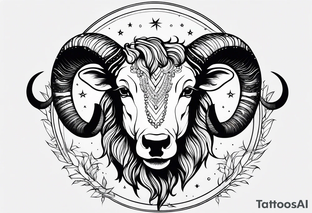 Aries constellation tattoo idea