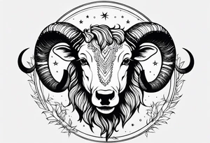 Aries constellation tattoo idea