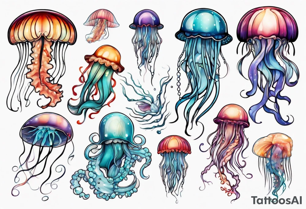 Jellyfish tattoo idea