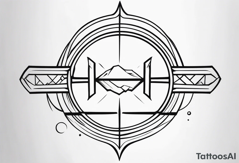 arm strength tattoo idea
