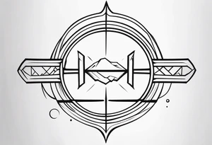 arm strength tattoo idea