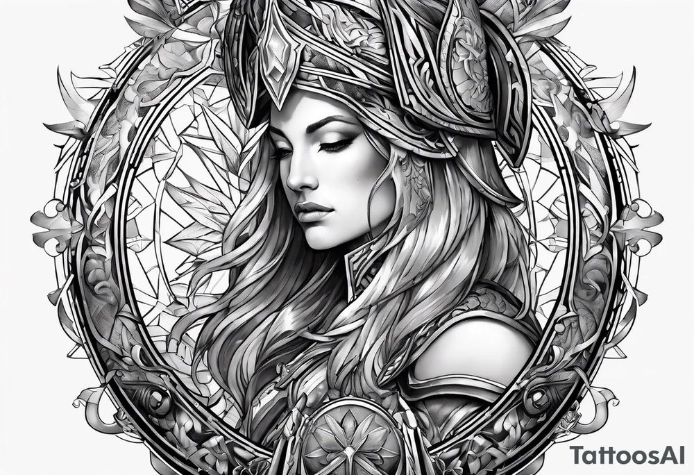 sagittarius, faith, strong, warrior, god, jesus, christ tattoo idea