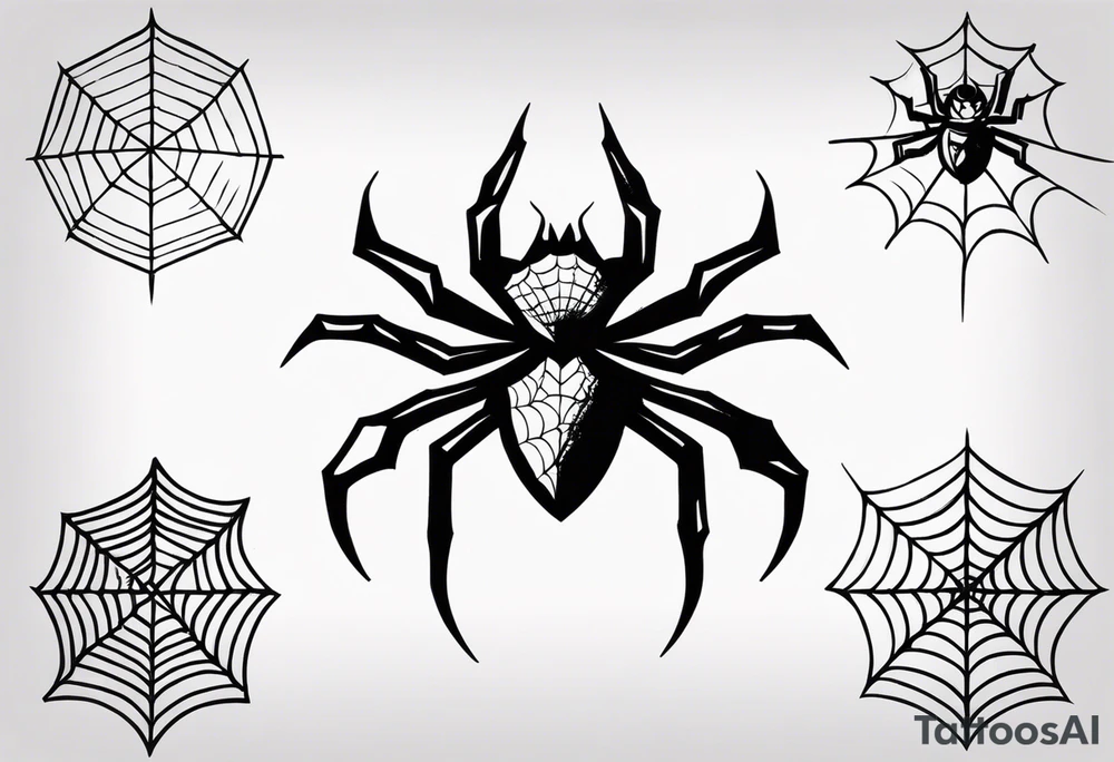 aranha old school tattoo idea