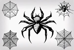 aranha old school tattoo idea
