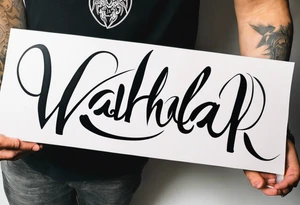 Valhalla mist fog tattoo idea