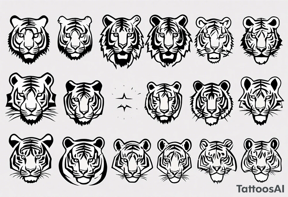 tiger tattoo idea