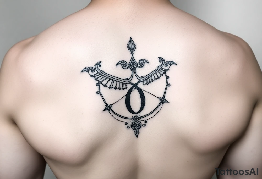 Sexy Sagittarius December 6th name genesis tattoo idea