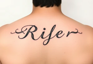 Riley name tattoo idea