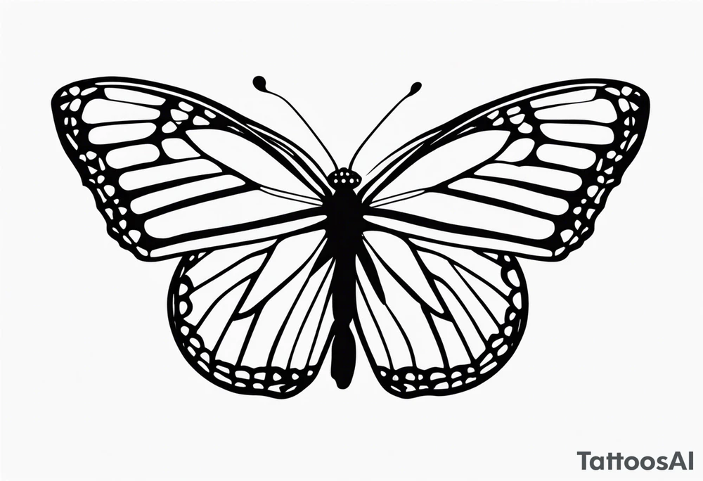 monarch butterfly tattoo idea