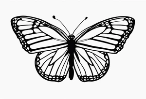 monarch butterfly tattoo idea