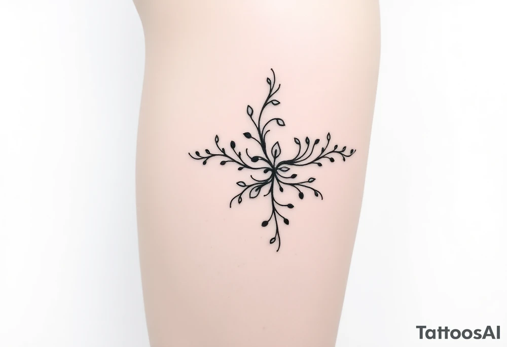 Female, thigh, sexy tattoo idea