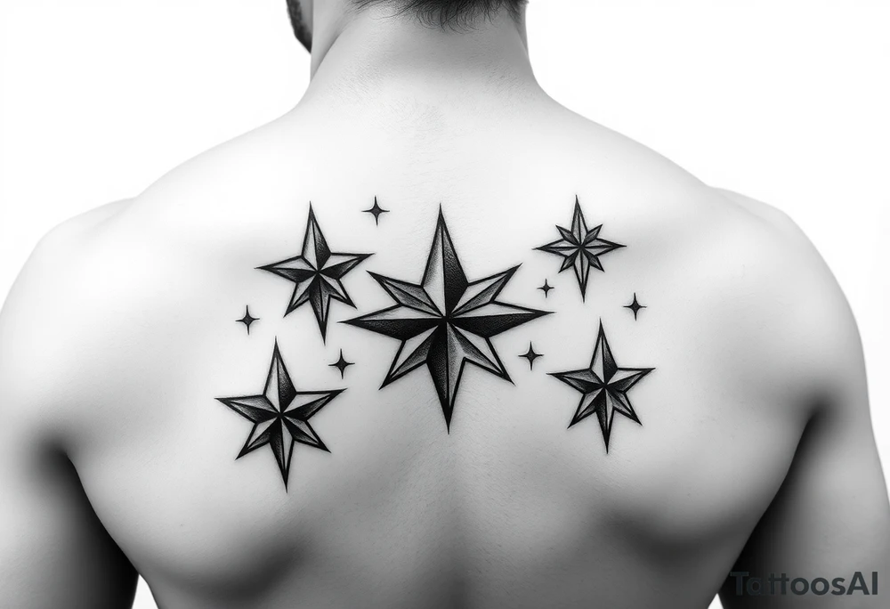 stars tattoo idea