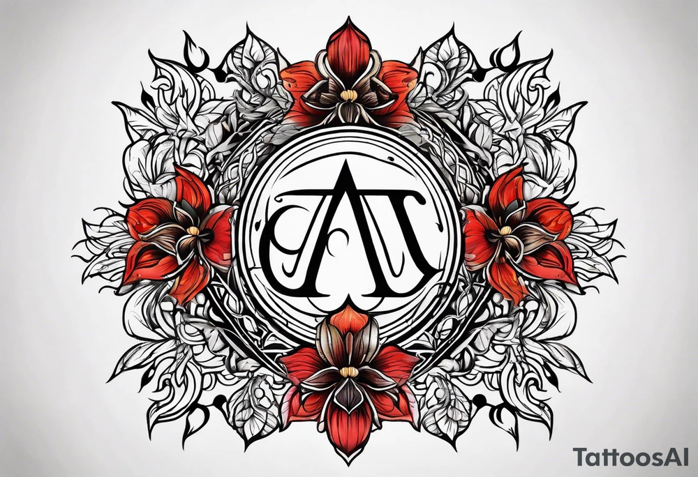 ank symbol tattoo idea