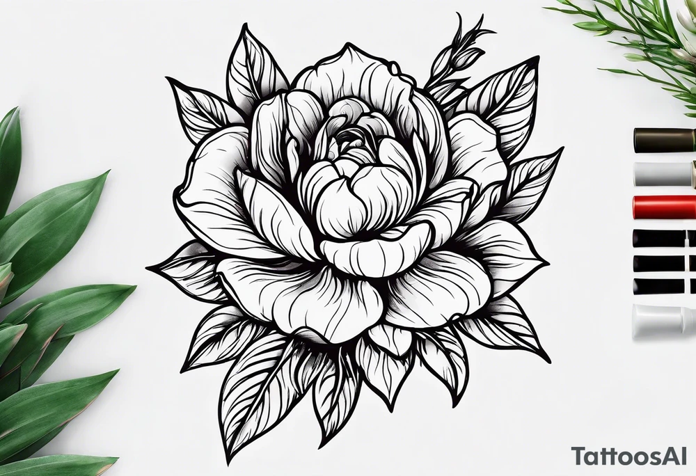 January, February, April, June, July, September birth flower tattoo idea