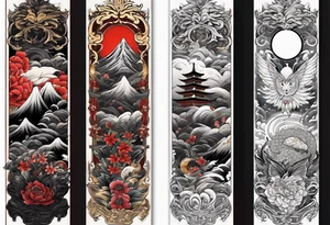 The name Nakama painted vertically, in Shôdo style. tattoo idea