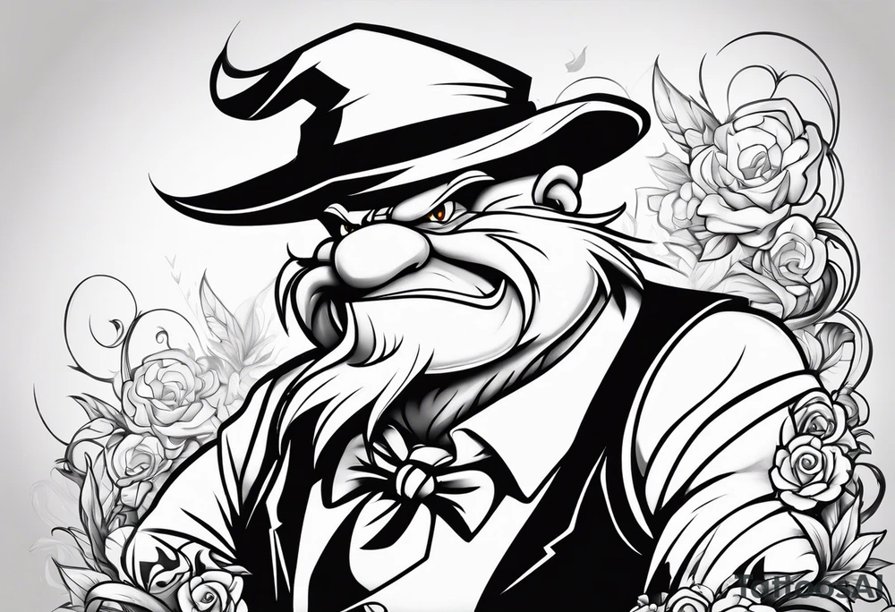 The looney tunes character taz tattoo idea