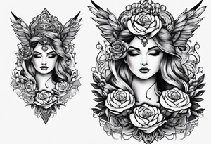 under bust tattoo tattoo idea